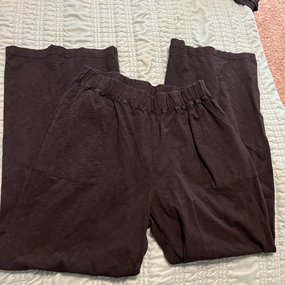 Women's Wide Leg Black  Pants